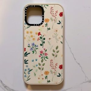 Casetify iPhone 12/12 pro impact case / spring botanicals 2